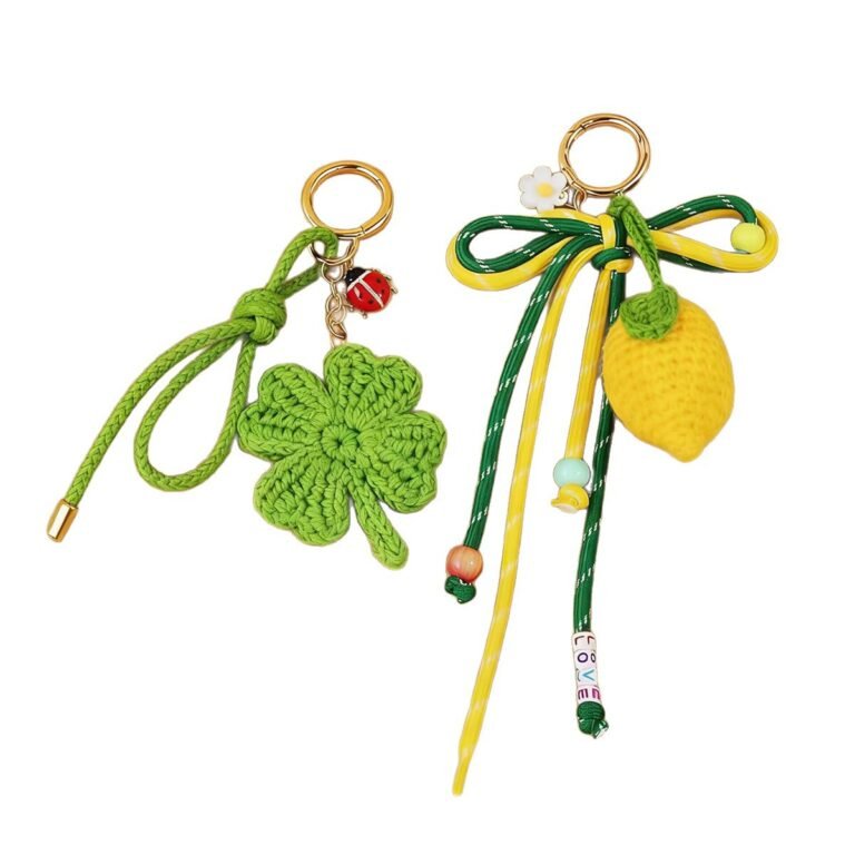 Botanical Crochet & Lanyard Bag Charm Assortment