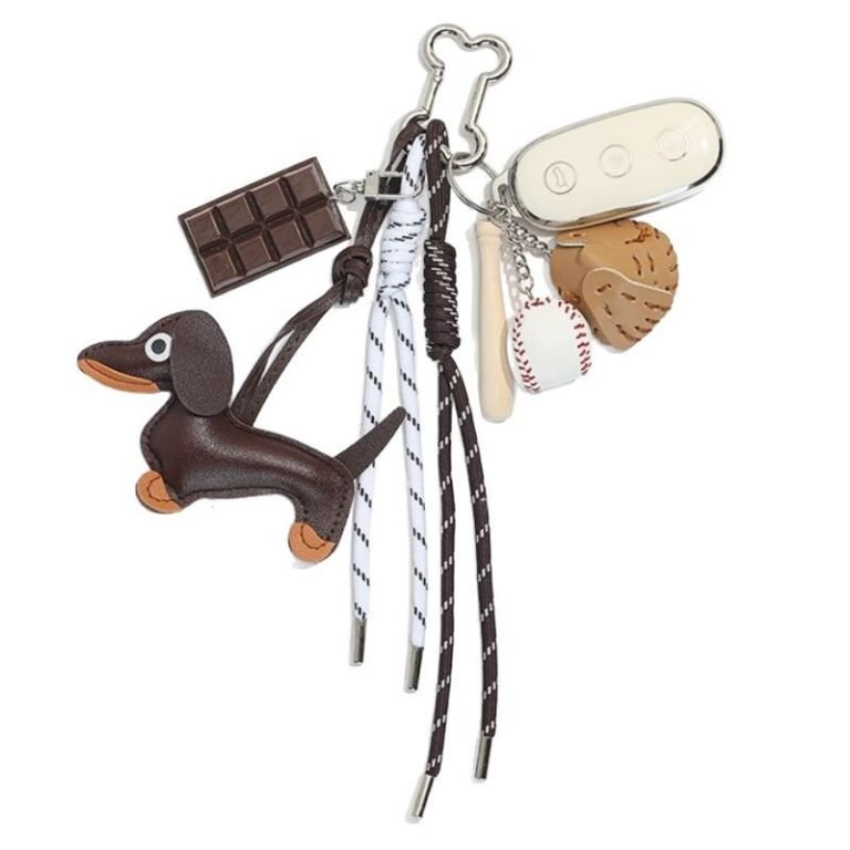 Multi-Element Dachshund & Sports Novelty Bag Charm