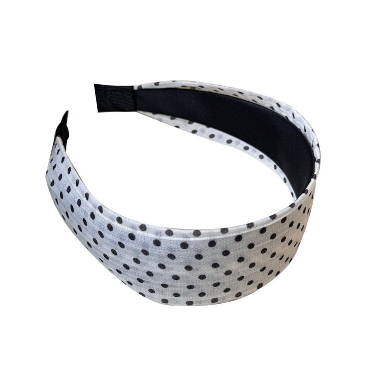 8 Styles Floral Polka Dot Pleated Fabric Wide Headbands