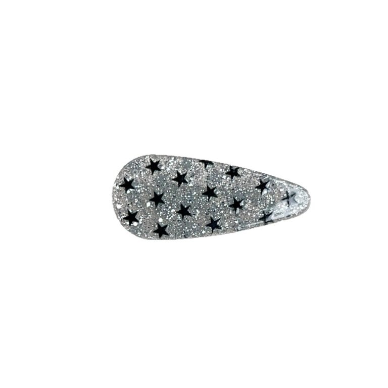 6 Colors Glitter Star Teardrop Duckbill Hair Barrettes
