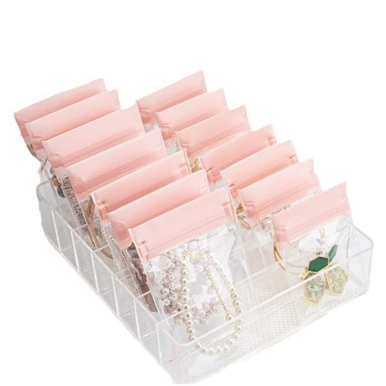 Transparent Anti-Tarnish PVC Jewelry Zip Bags