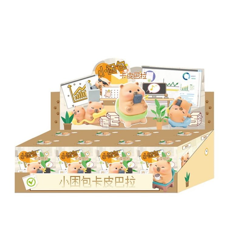 Capybara Daily Life Series Blind Box Collectible Figures 8pcs/box