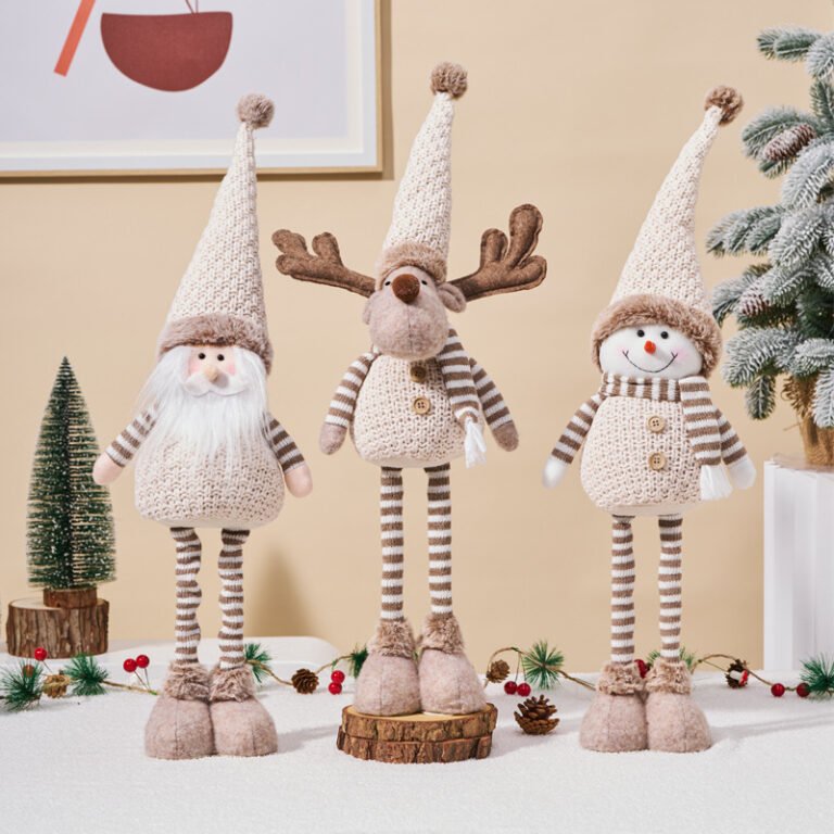Nordic Long-Legged Plush Holiday Figures